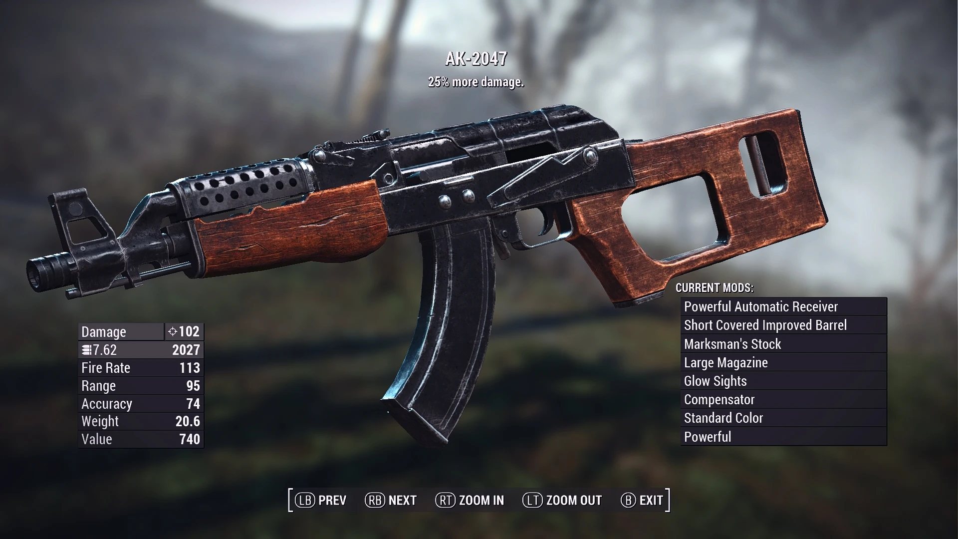 Fallout 4 handmade assault rifle фото 7