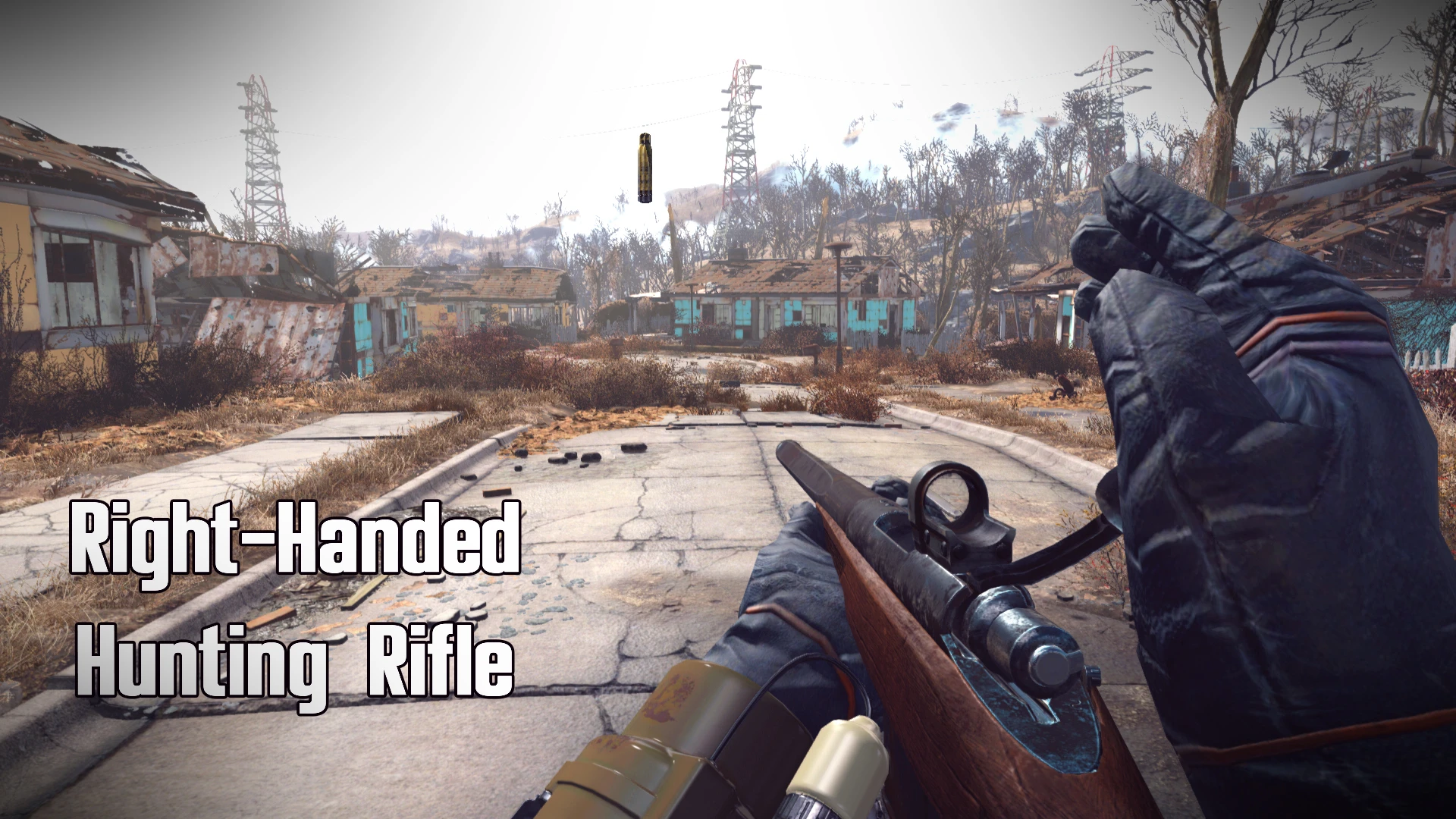 Fallout 4 hunting rifle right handed фото 1