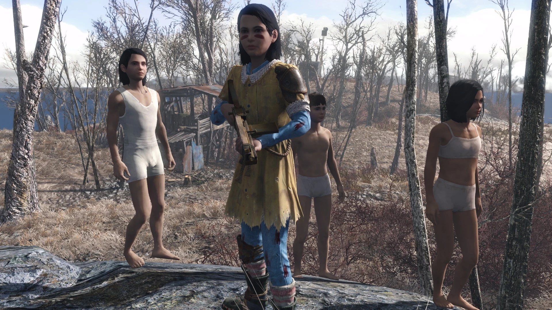 Fallout 4 raider children and other horrors of the commonwealth фото 60