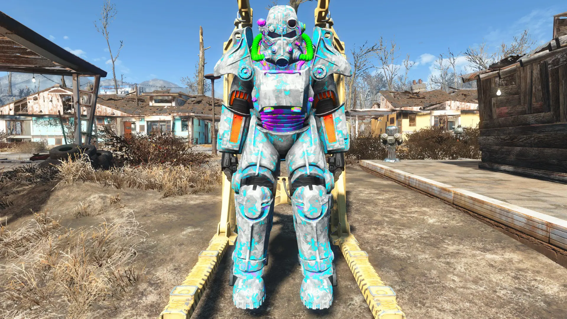 Camouflaged Power Armor Plus Recolor Retexture Guide At Fallout 4 Nexus Mods And Community