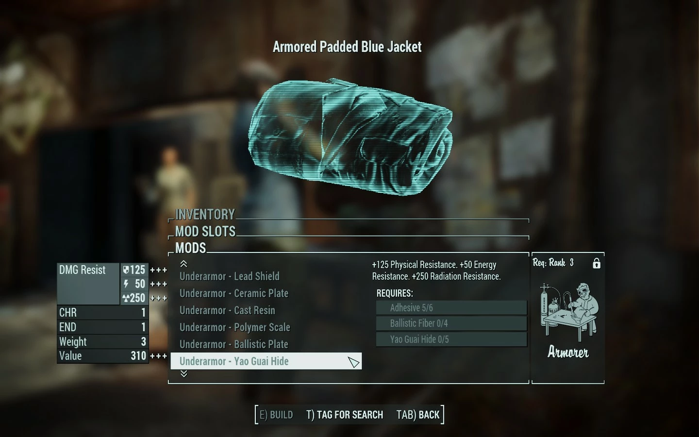 N O E Ballistic Weave Overhaul At Fallout 4 Nexus Mods And Yaoguai Hide