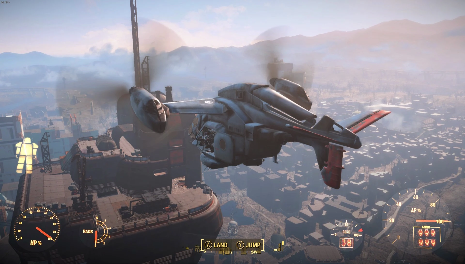 Fallout 4 flyable personal vertibird фото 61