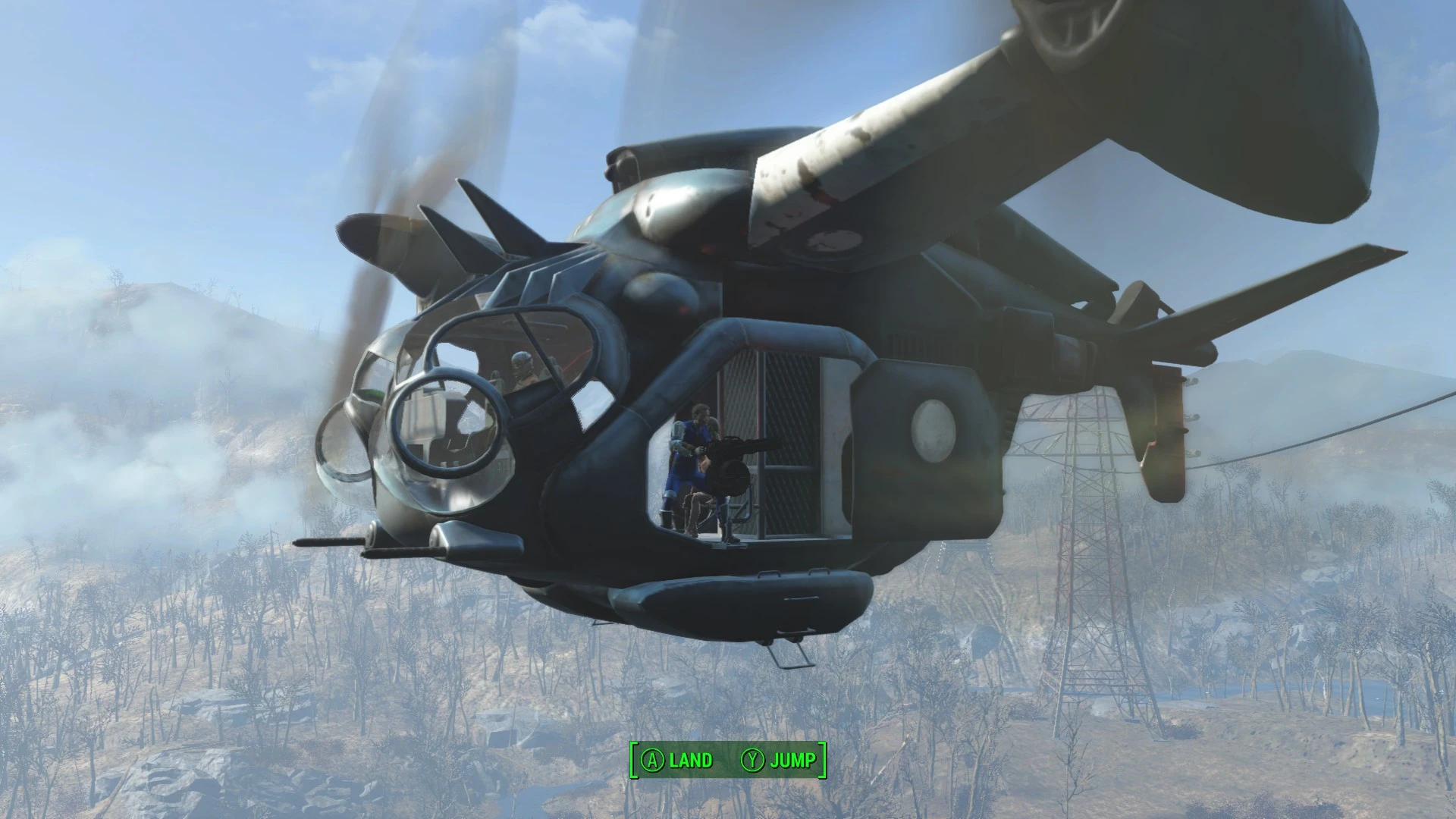 Fallout 4 vertibird jump
