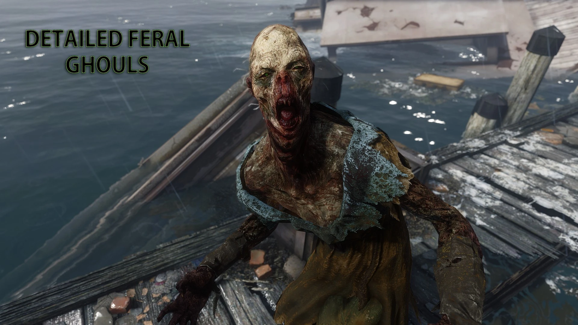 Fallout 4 more feral ghouls фото 119