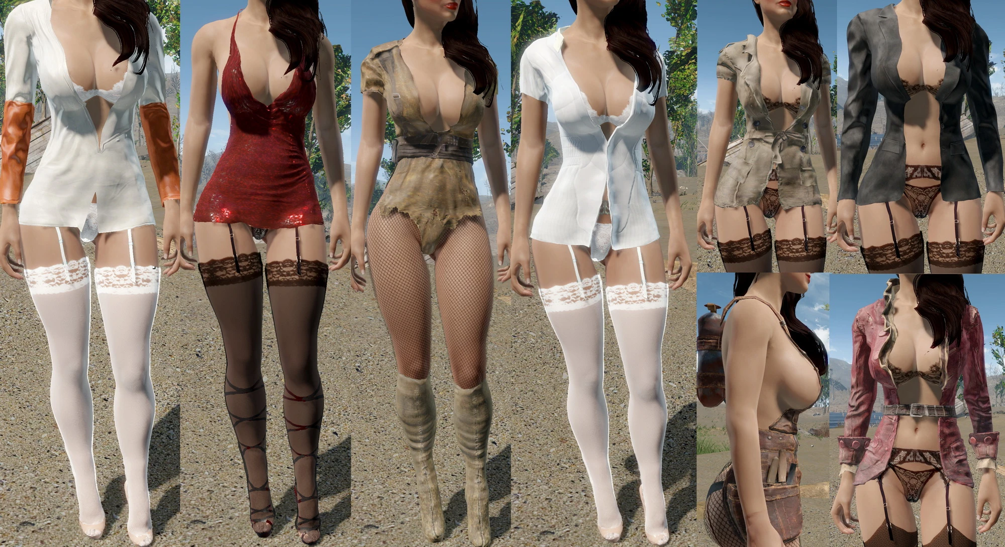 Fallout 4 clothes replacer фото 19