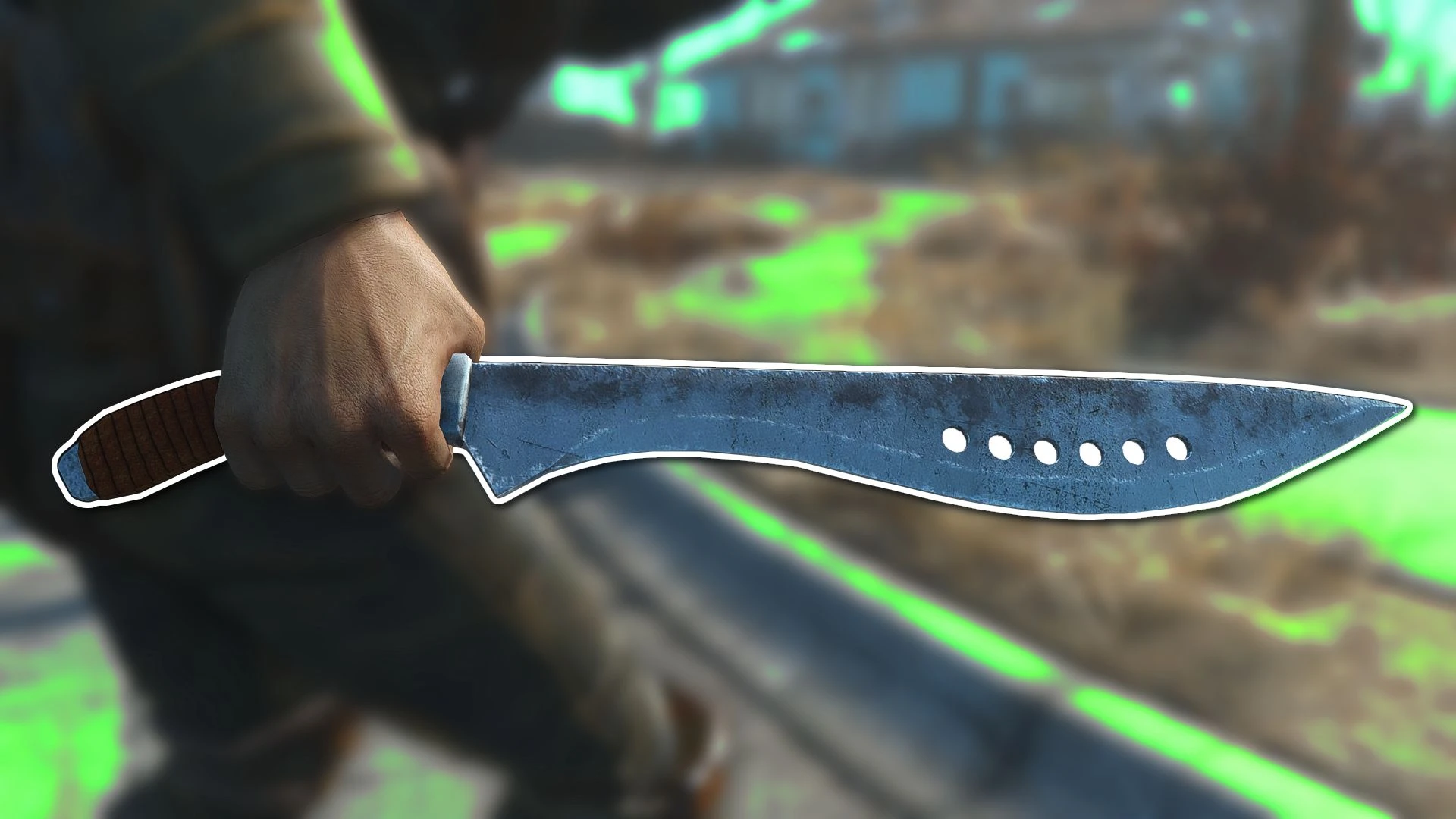 The Holey Machete Totally Not The Machete From Book Of Eli At Fallout 4 Nexus Mods And Community