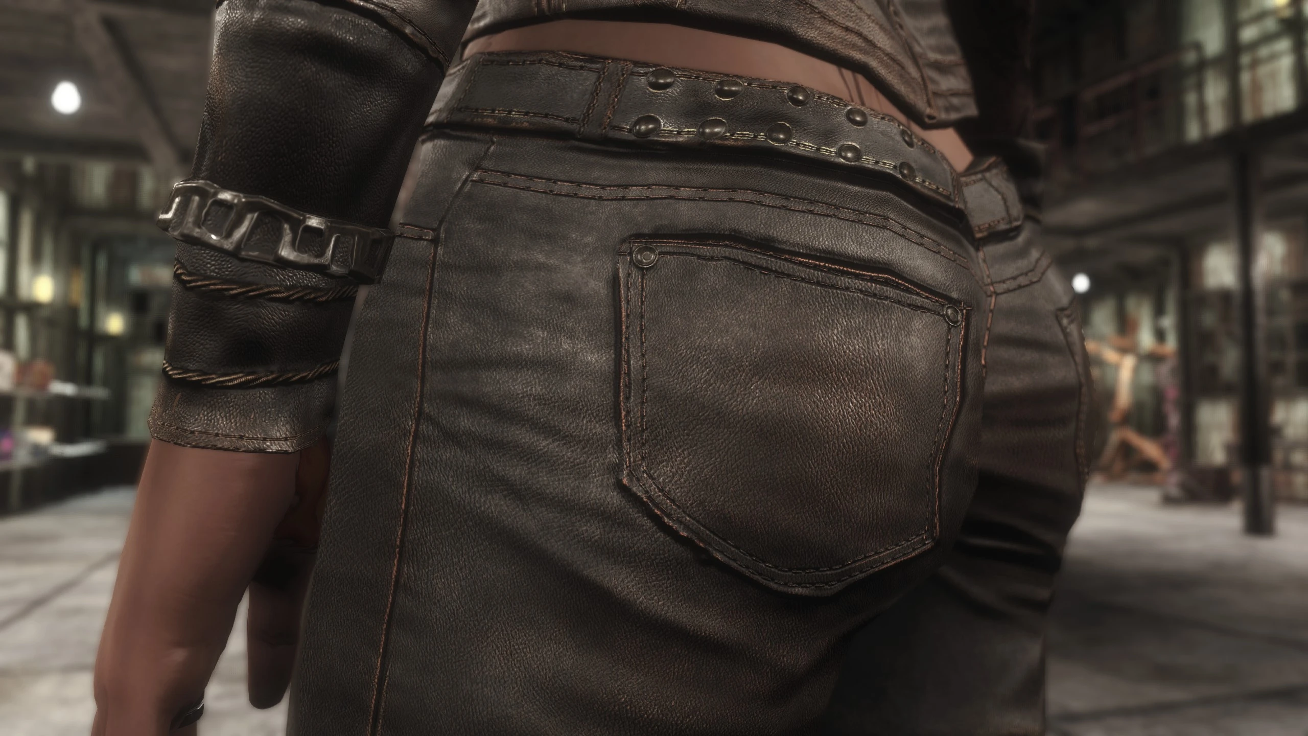Fallout 4 ретекстур кожаной одежды