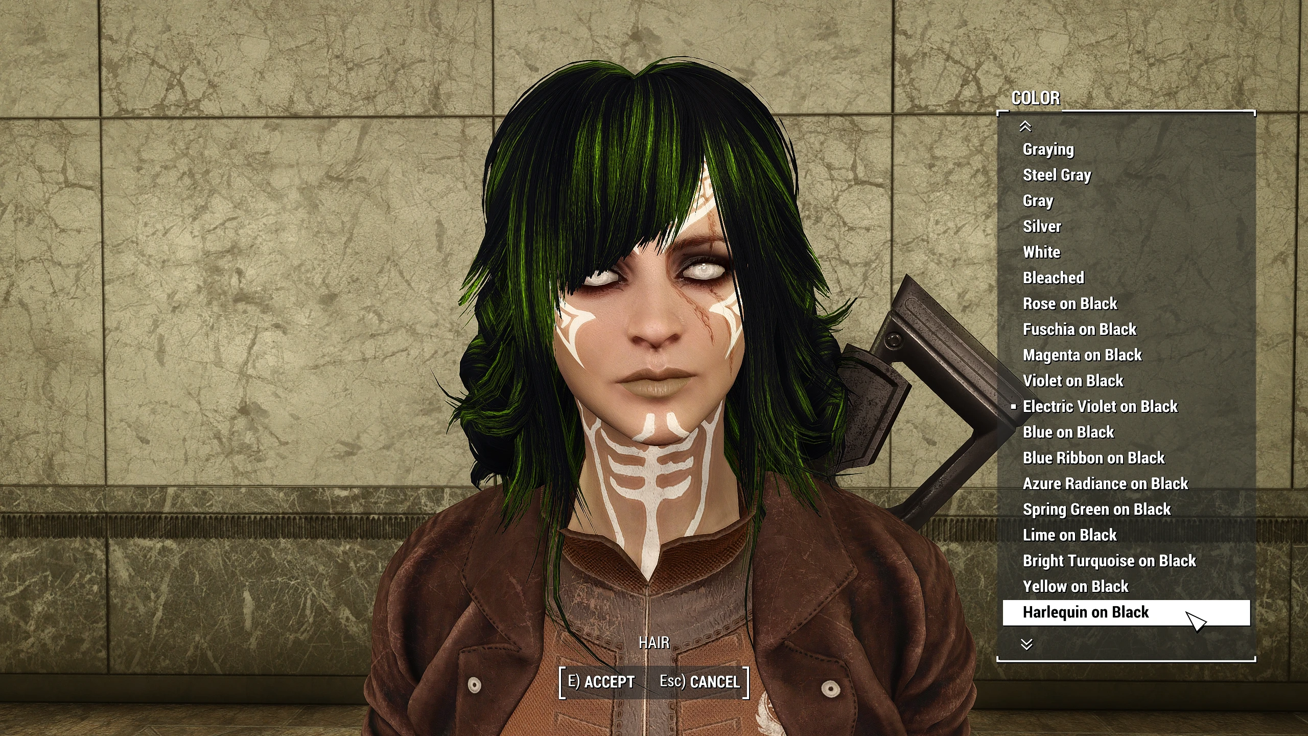 Colors for hair for fallout 4 фото 1