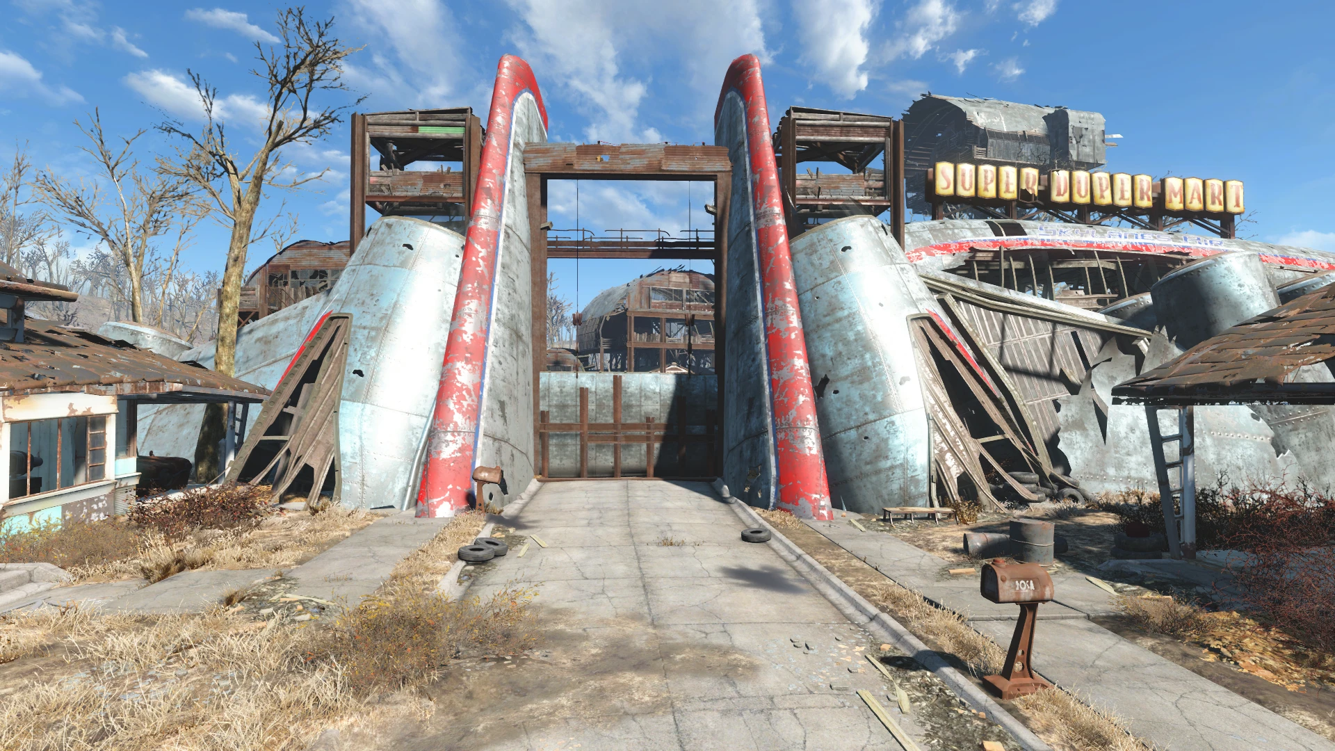 Fallout 4 ремонт моста в сэнкчуари хиллз фото 96