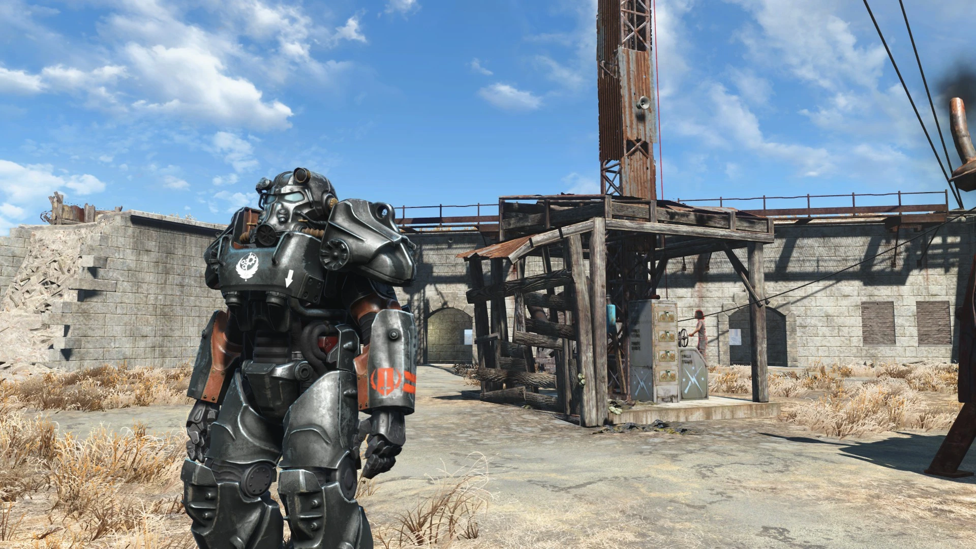 Fallout 4 power armor paint brotherhood фото 72
