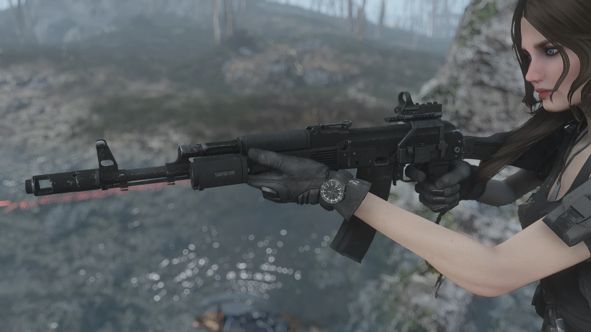 Fallout 4 assault rifle фото 75