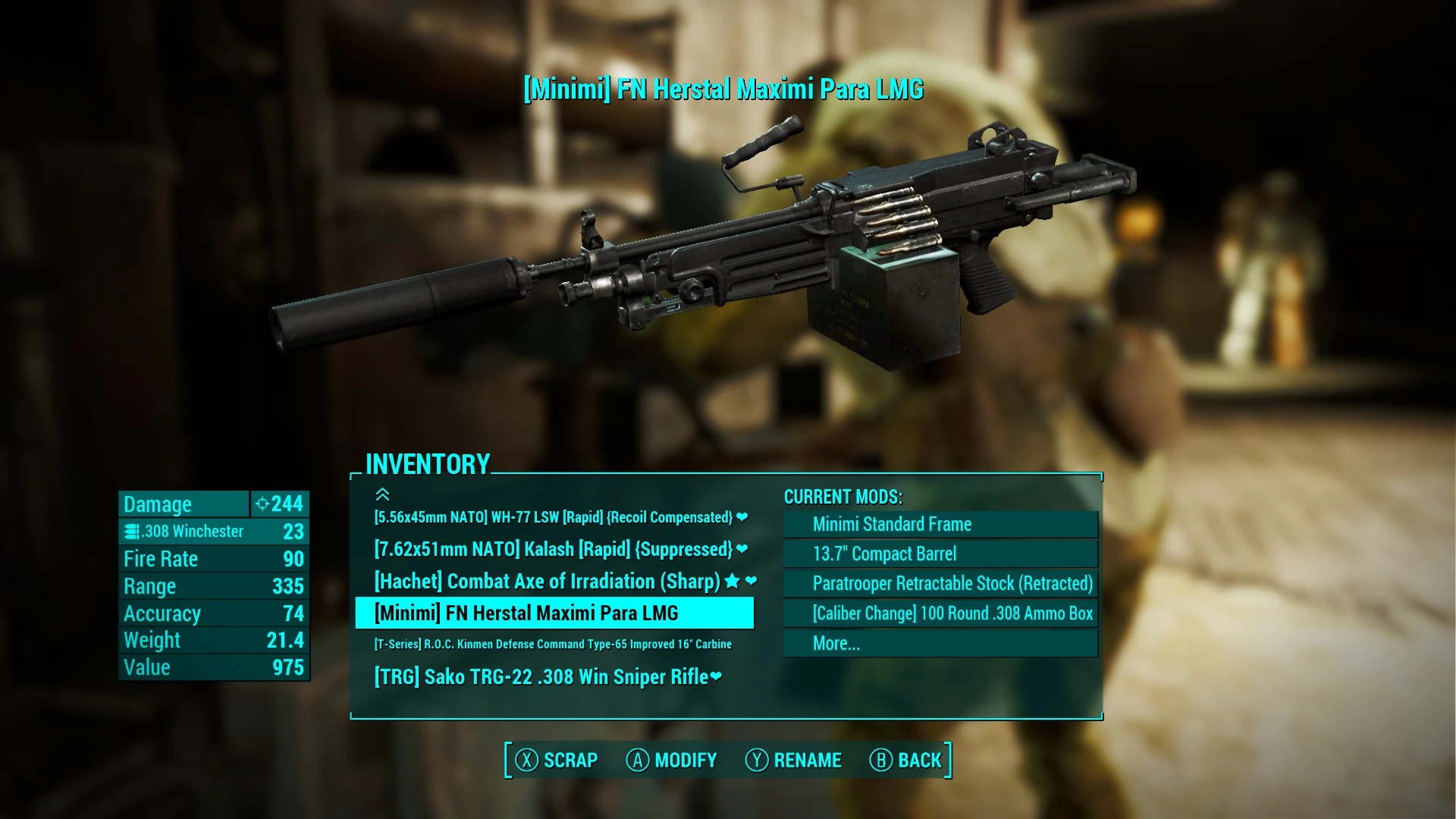 Fallout 4 weaponsmith extended