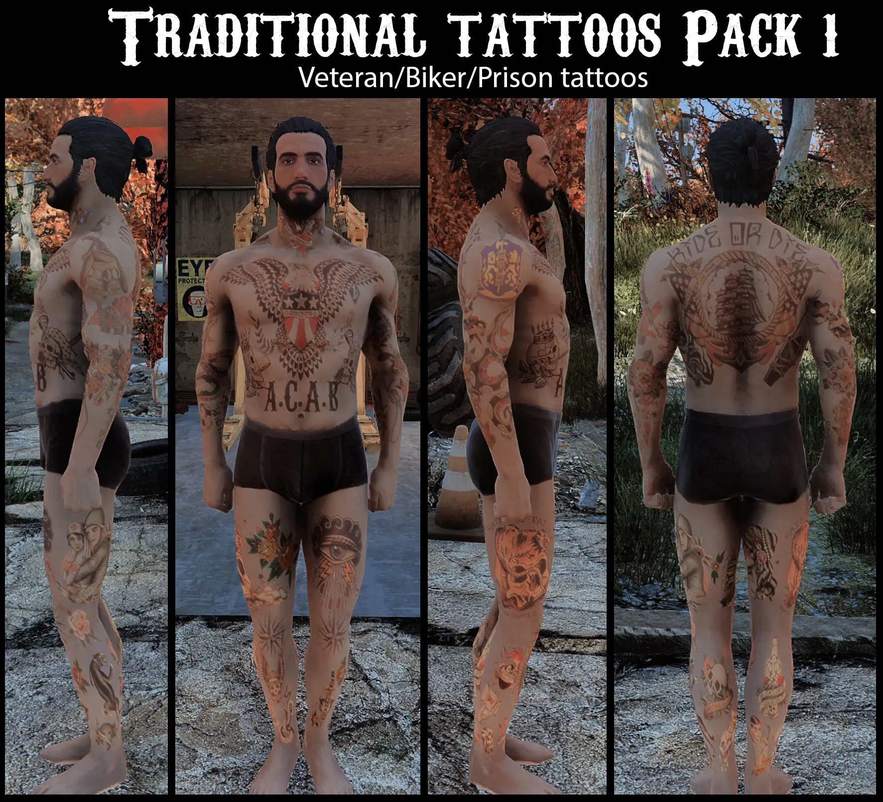 Grim's Tattoo Shop at Fallout 4 Nexus - Mods and community