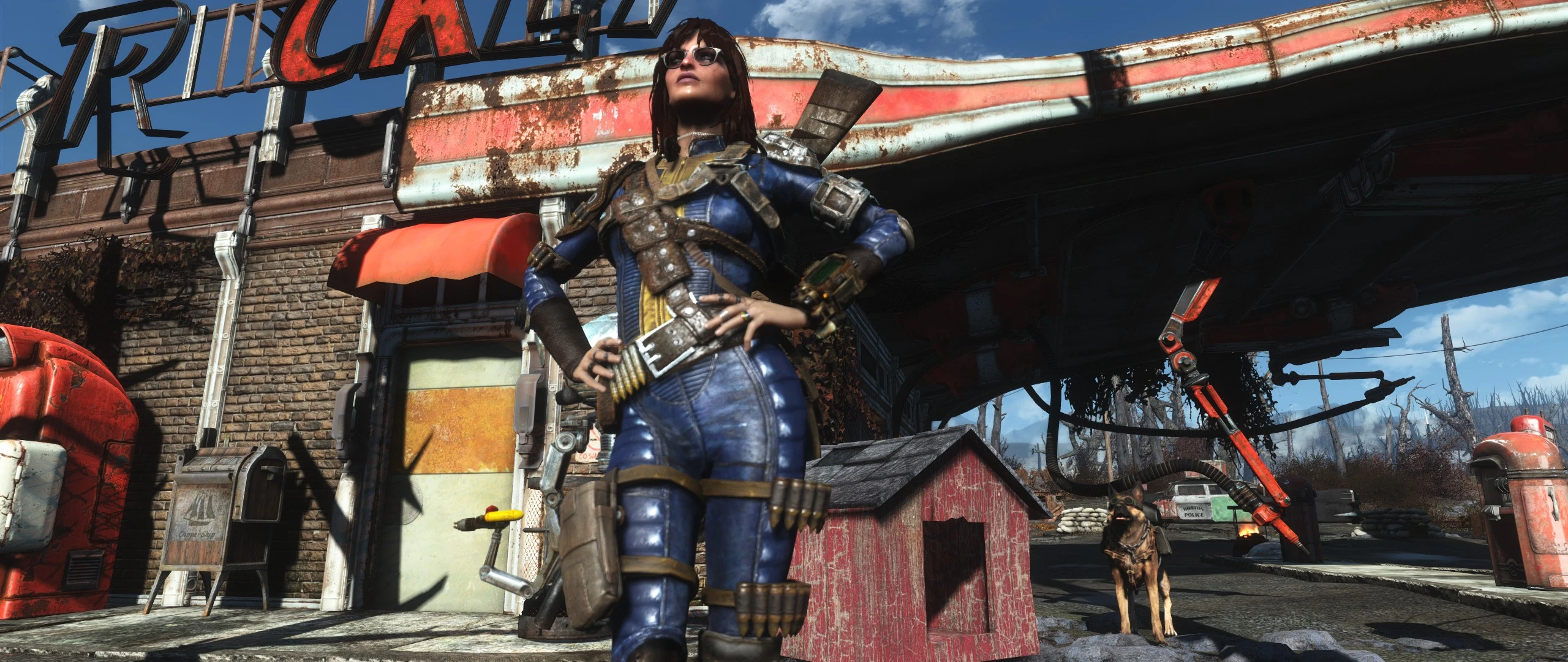 Fallout 4 armored vault suit фото 65