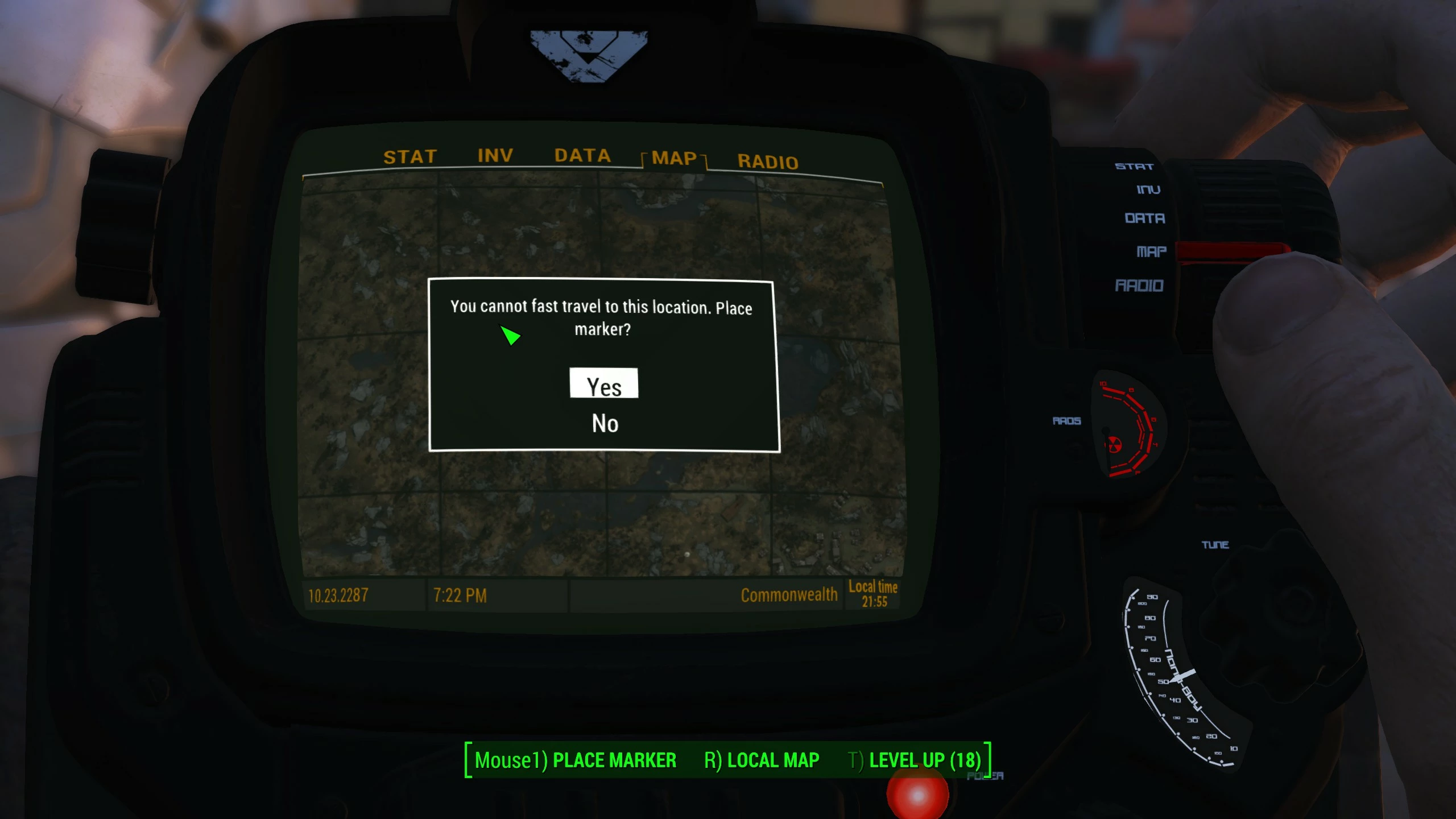 Power Armor Relay Module (fast travel) Teleportation at Fallout 4