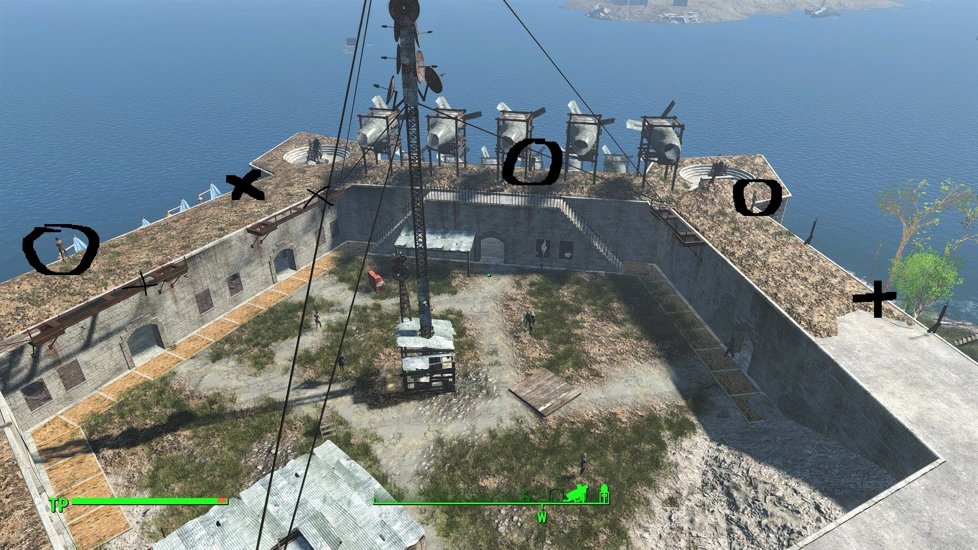 how to power the castle fallout 4