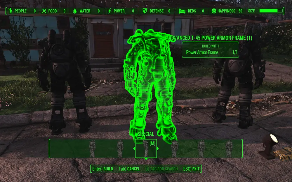 Worsins Immersive Power Armor Garage Wipag At Fallout 4 Nexus Mods And Community