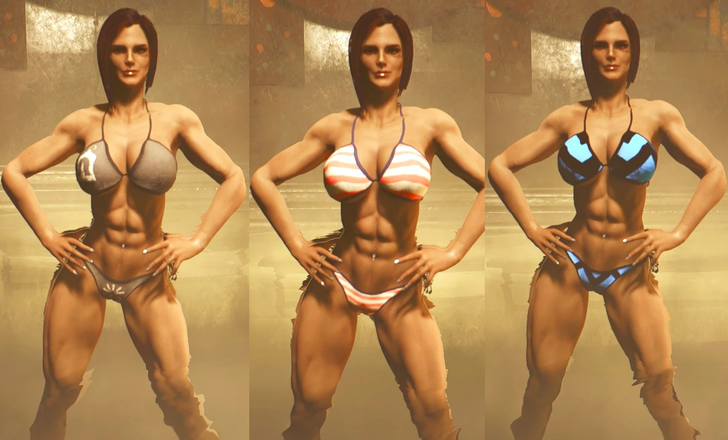 Monnos Bikini For Atomic Beauty Bodyslide Conversion With Physics At Fallout 4 Nexus Mods And