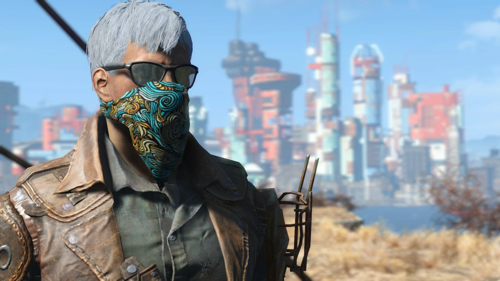 Fallout 4 звездно полосатая бандана фото 3