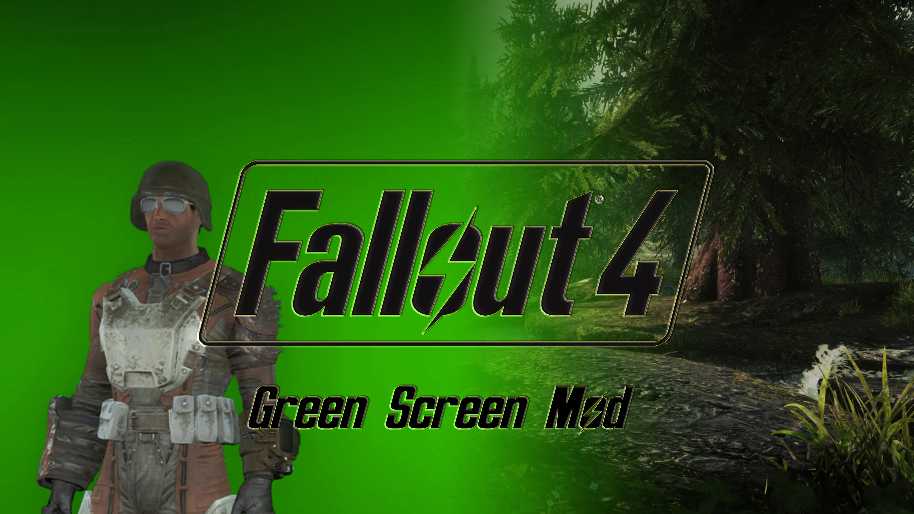 зеленый экран fallout 4 фото 40