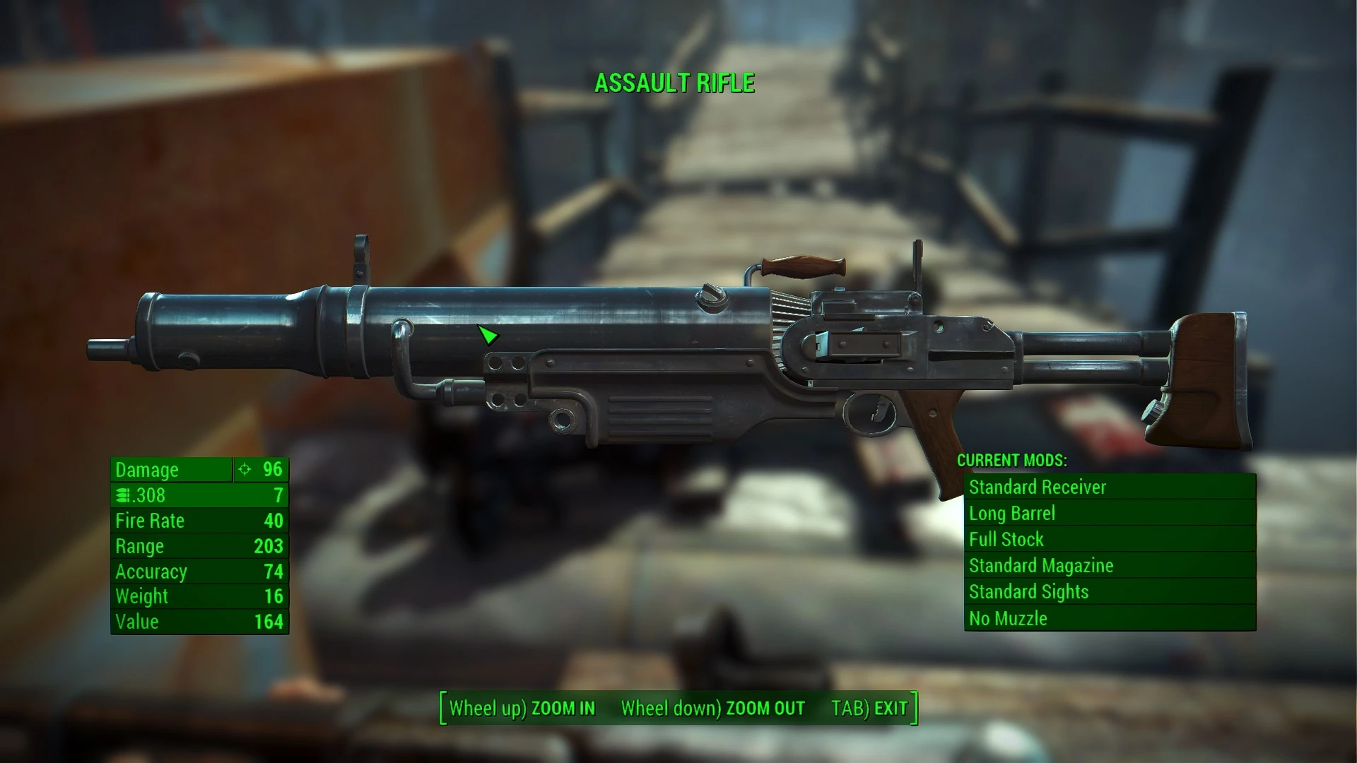 Fallout 4 штурмовой пулемет фото 7