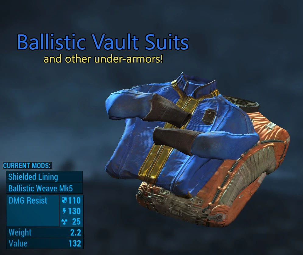 Ballistic Under-Armor (Great For Default Vault Suits)[Fallout 4 Mods] 2286-1-1448696579