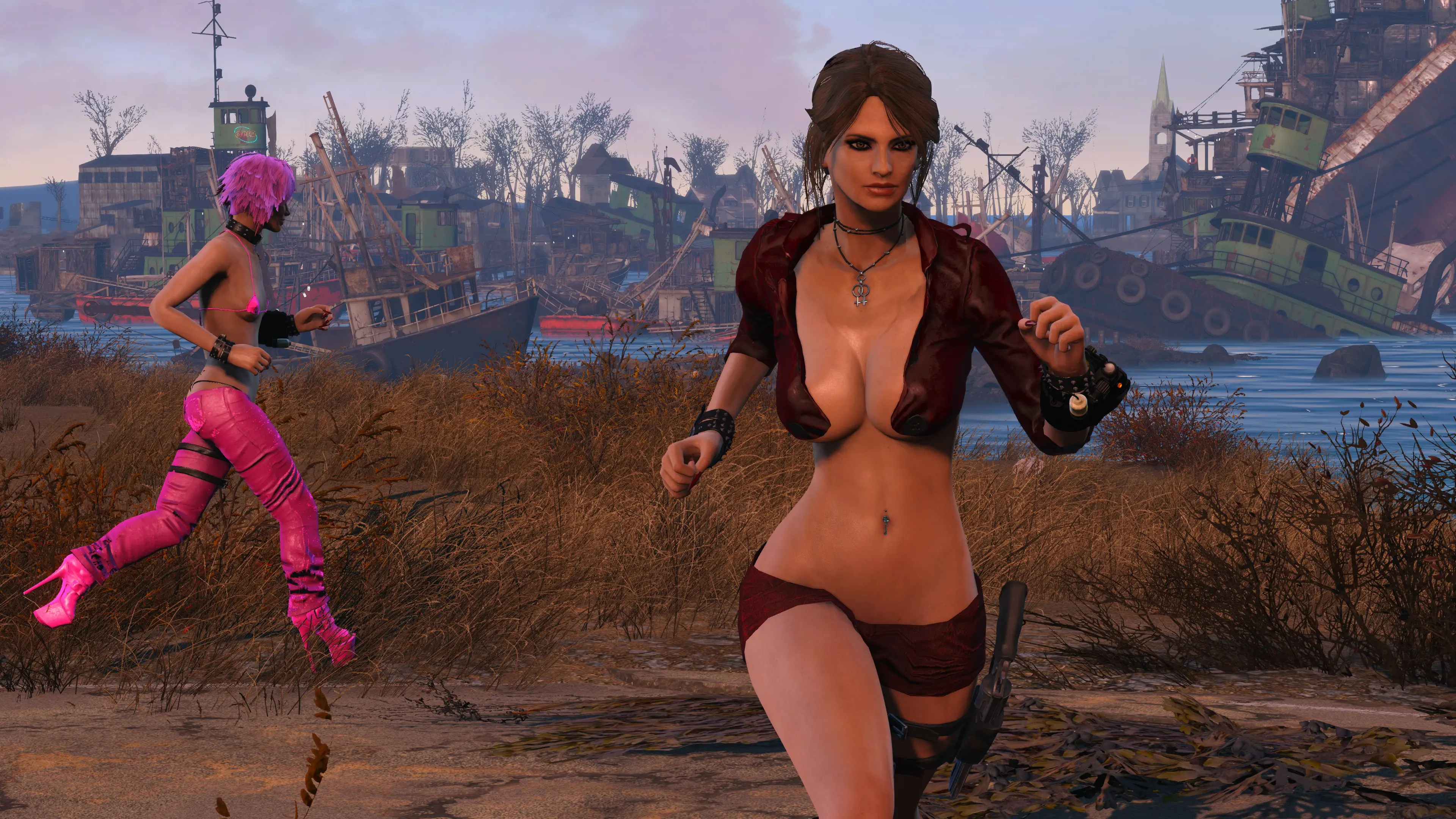 Female outfit replacer fallout 4 фото 90