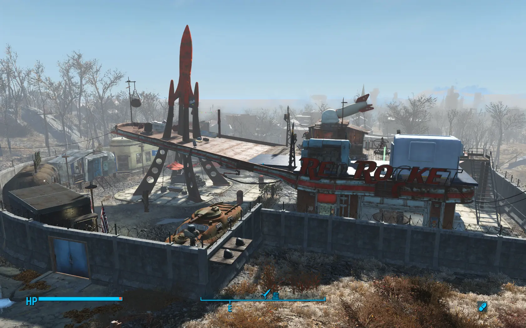 Fallout 76 база на Red Rocket. Фоллаут 4 база Минитменов. Red Rocket фоллаут. Fallout 4 Red Rocket.