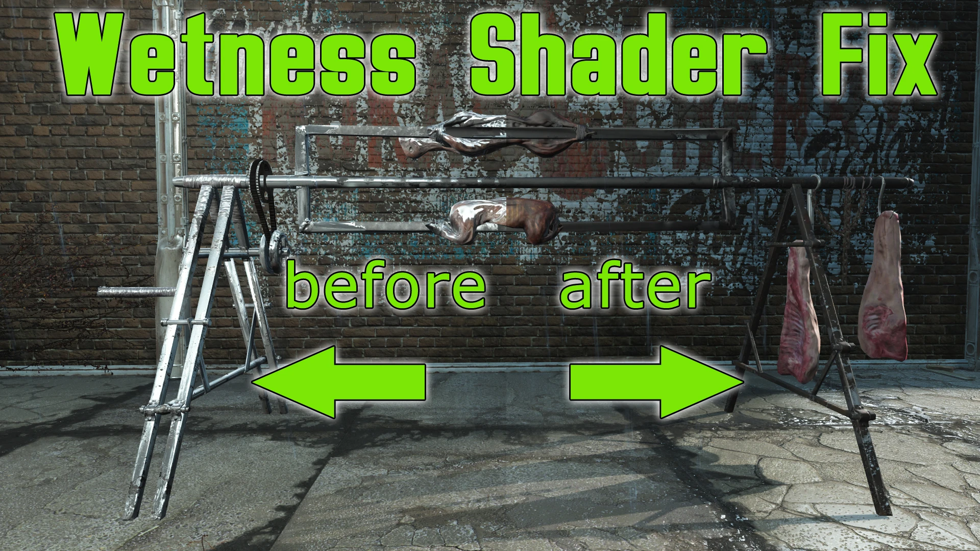 Fallout 4 wetness shader fix (120) фото