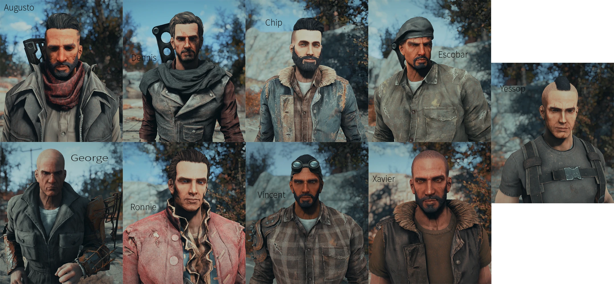 Fallout 4 мужские лица фото 115
