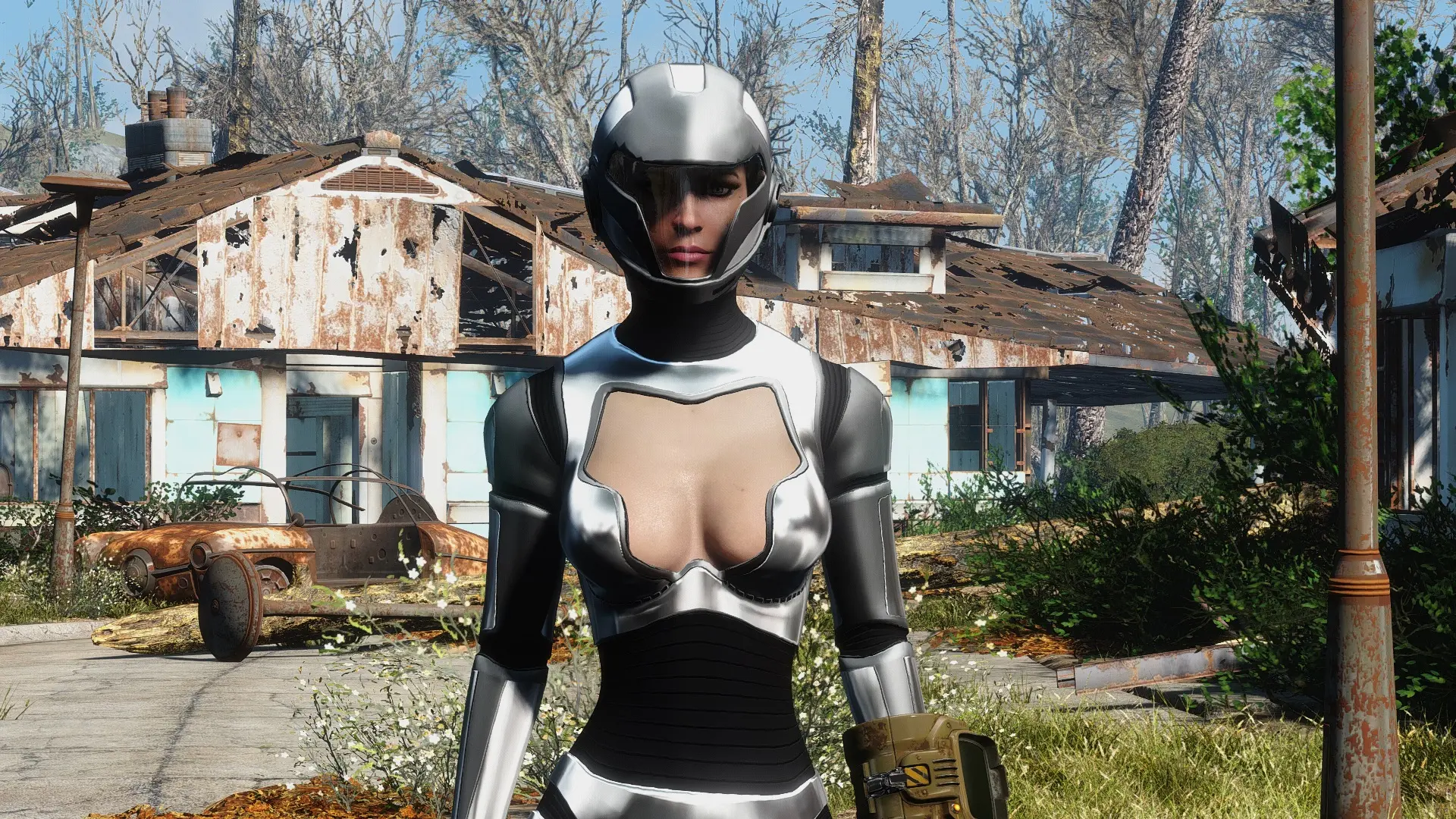 Fallout 4 красивый женский персонаж. Броня мандалорца Fallout 4. Fallout 4 броня киборга. Fallout 4 Cyborg Mod. Фоллаут 4 мод киборг.