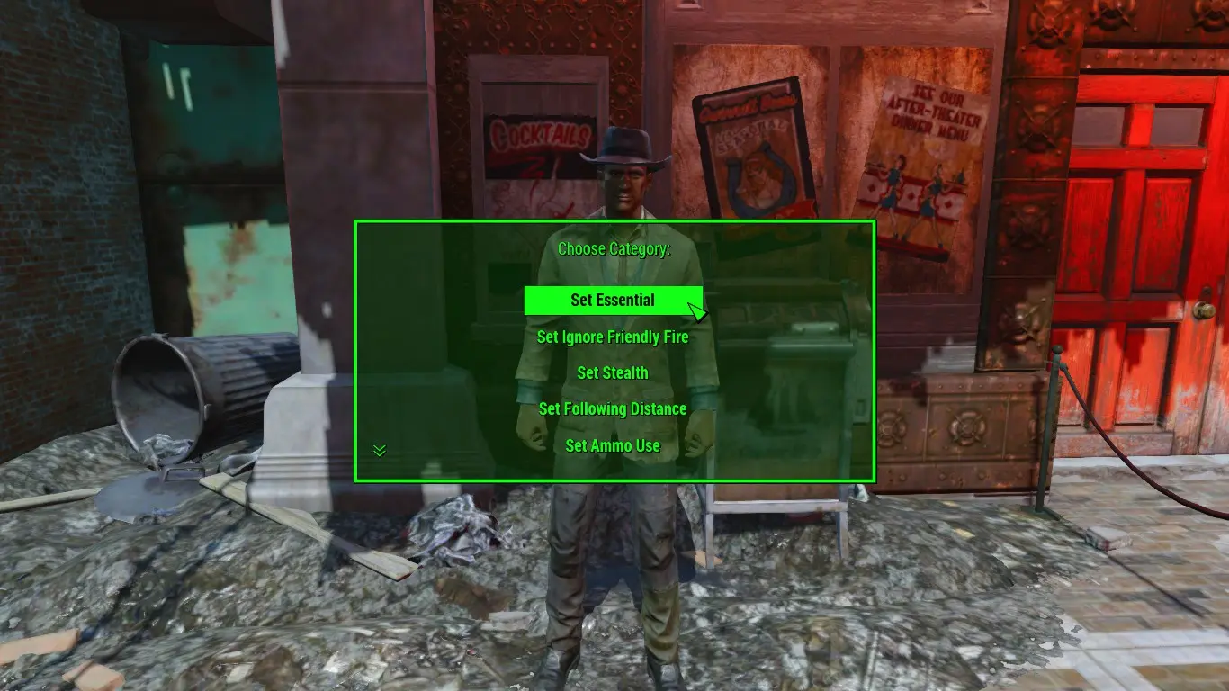 Follower Cheat Menu - enhanced companion control at Fallout New