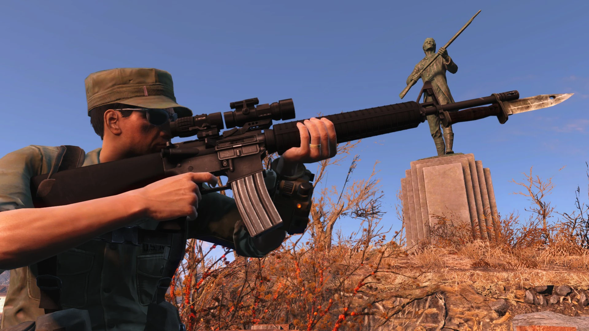 Fallout 4 штурмовой пулемет фото 102