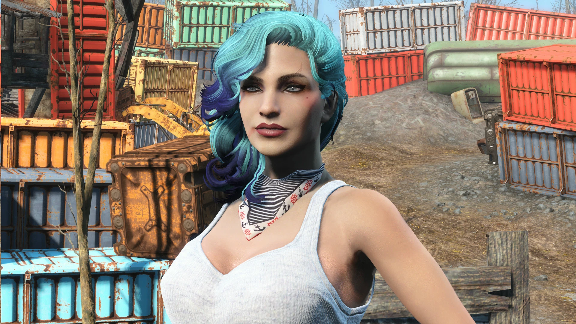 Fallout 4 hair colour фото 41