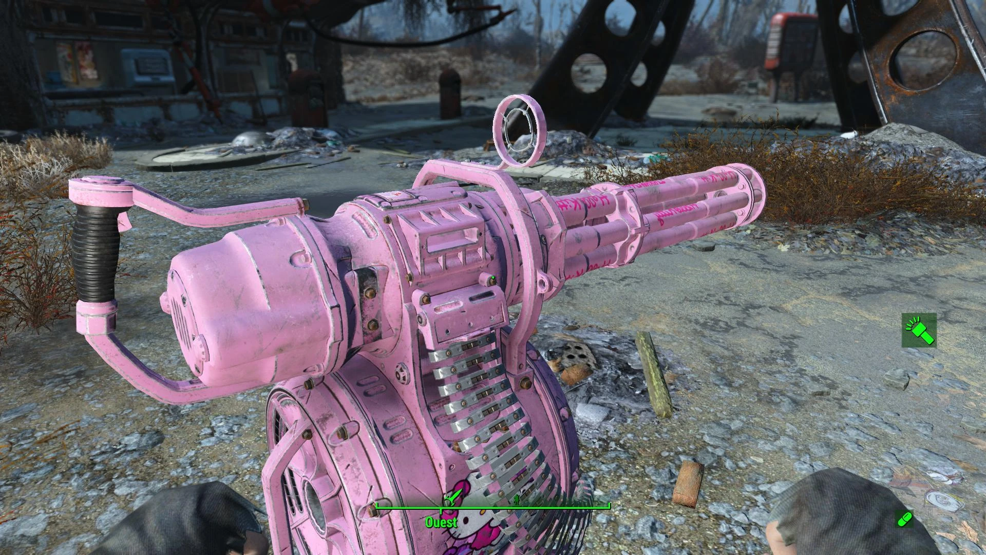Fallout 4 minigun suite rus фото 41