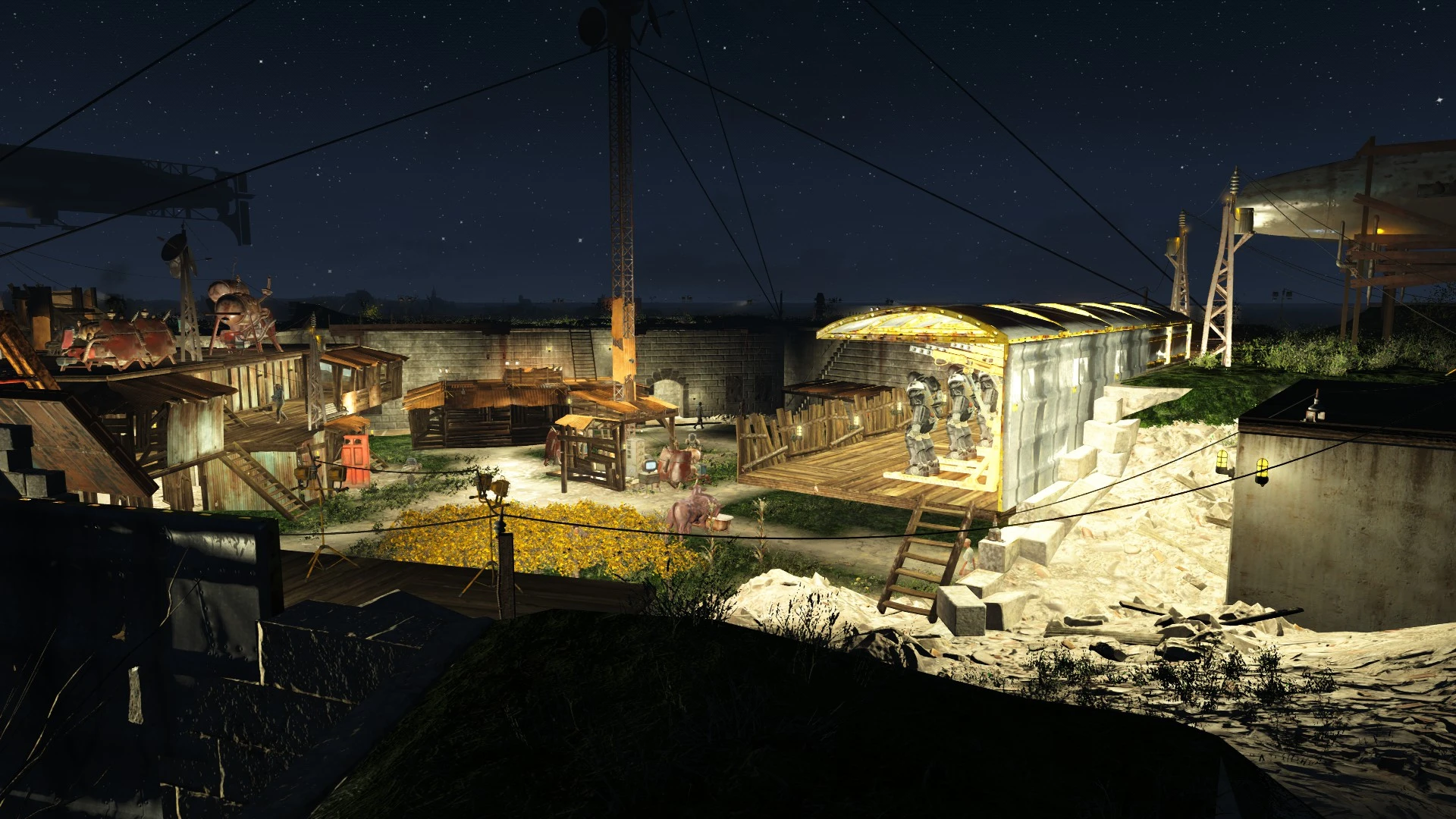 Light fallout 4 settlement (116) фото