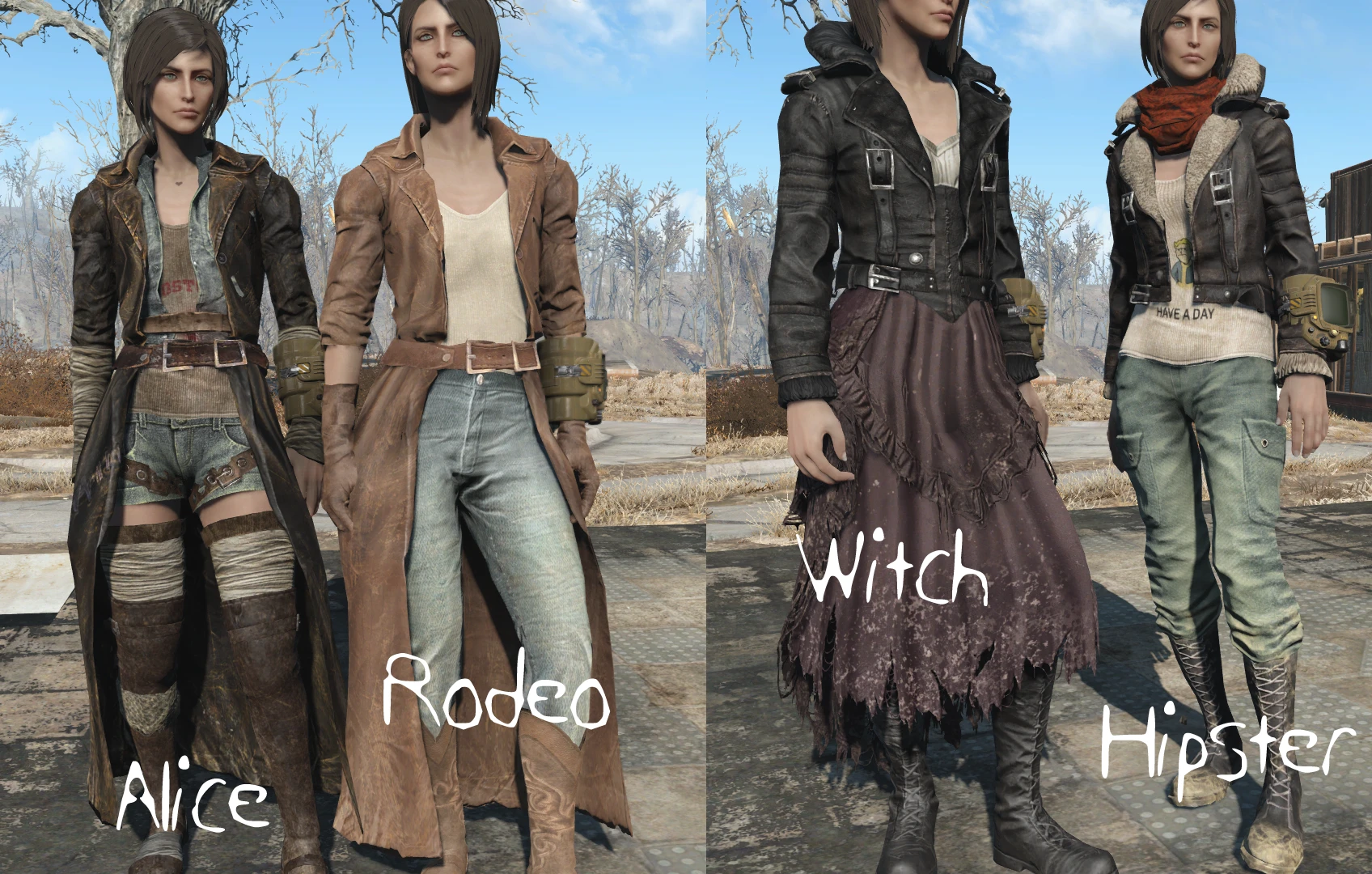 Fallout 4 clothing retextures фото 19
