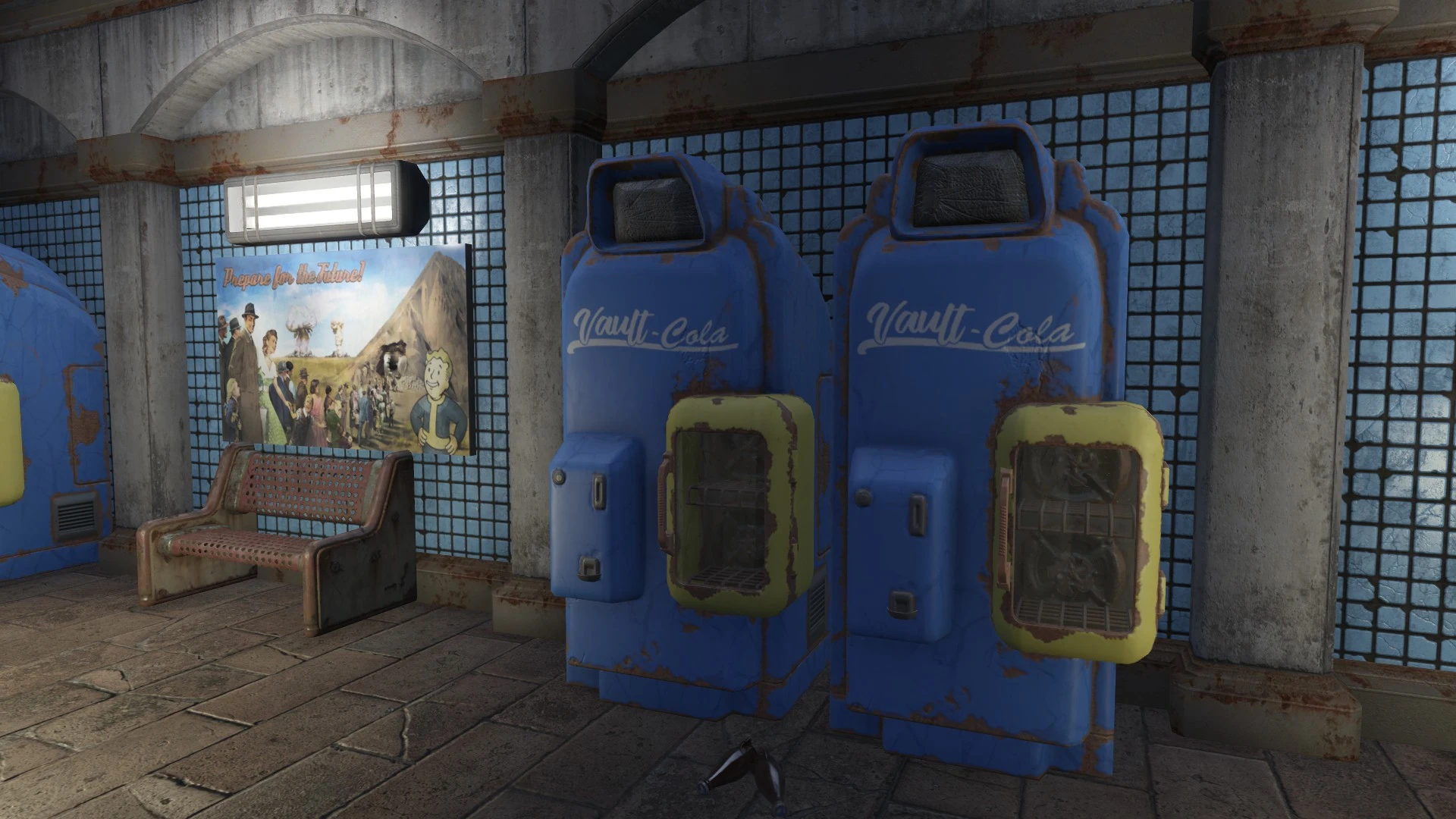 Vault Cola vending machines. 