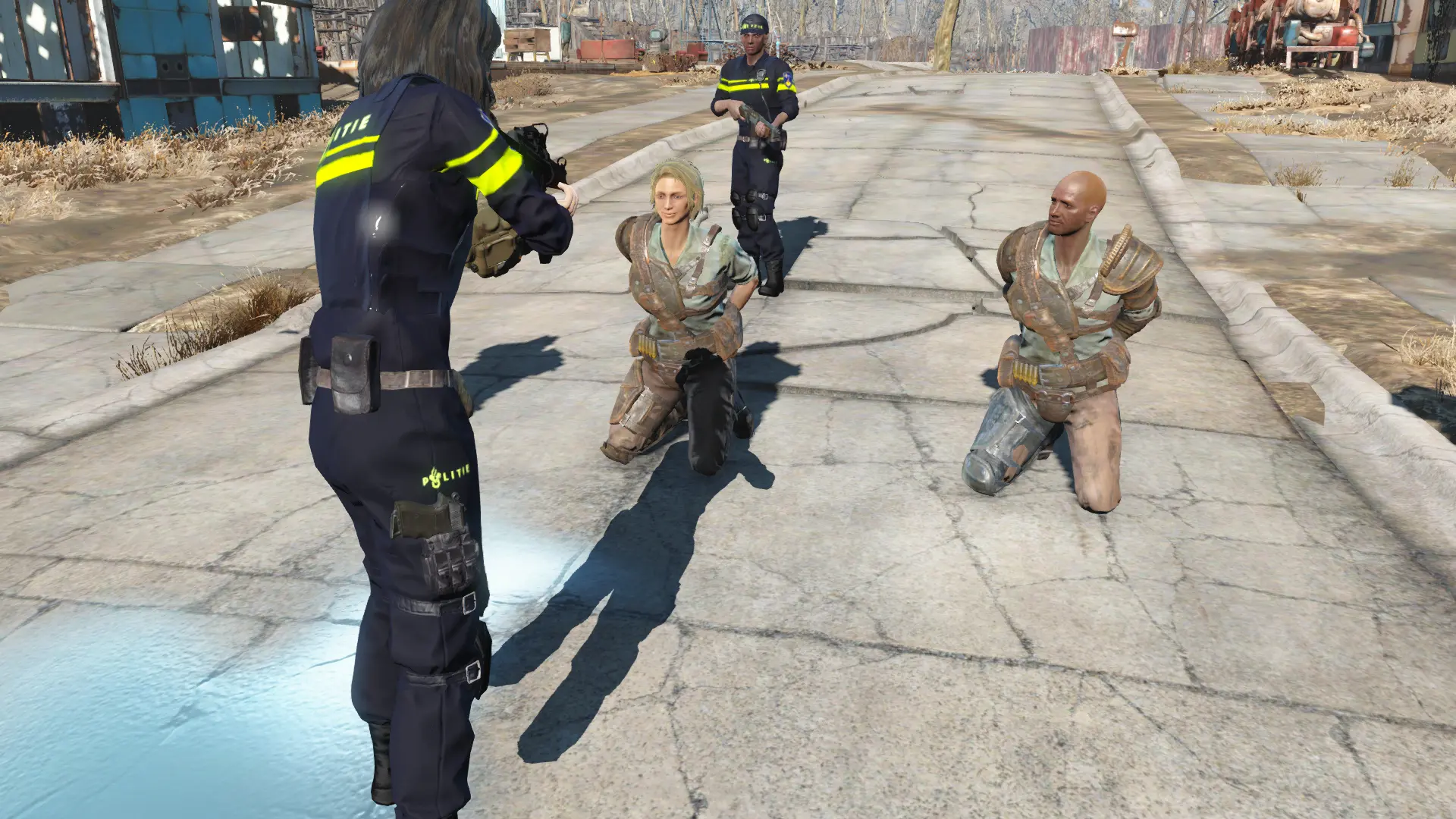 Fallout 4 police uniform фото 17