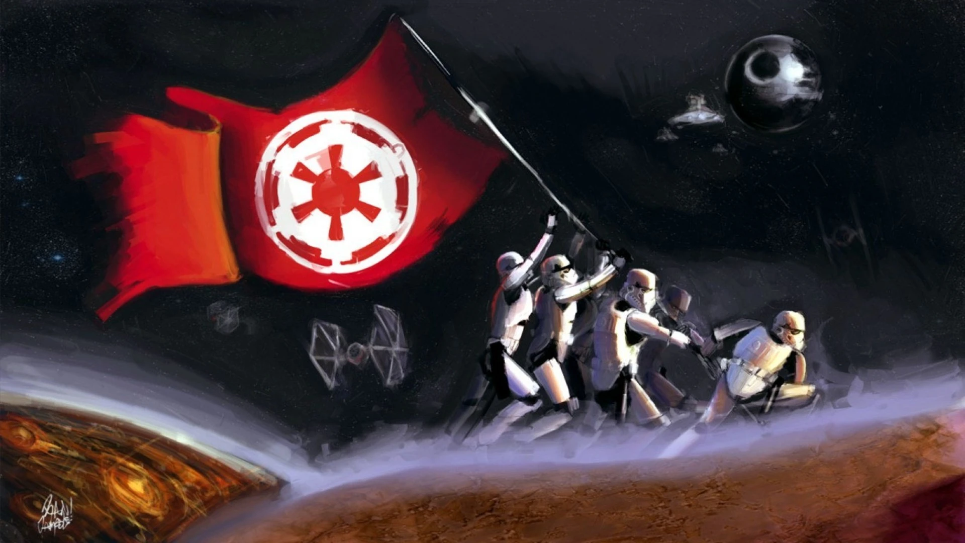 star wars galactic empire flag