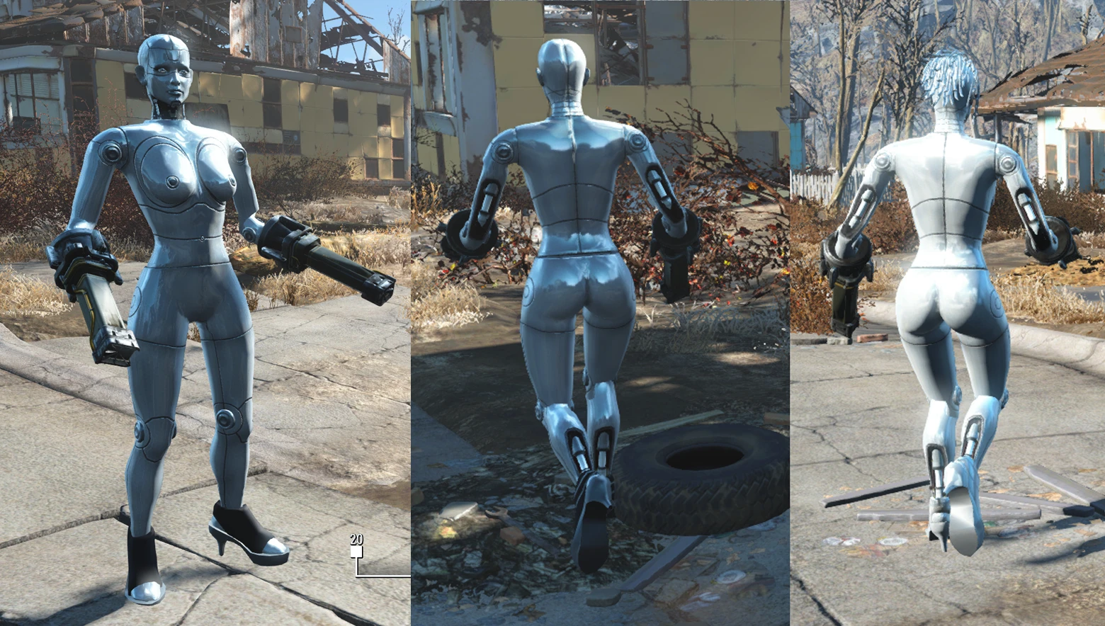 Humanoid Assaultrons At Fallout 4 Nexus Mods And Community.
