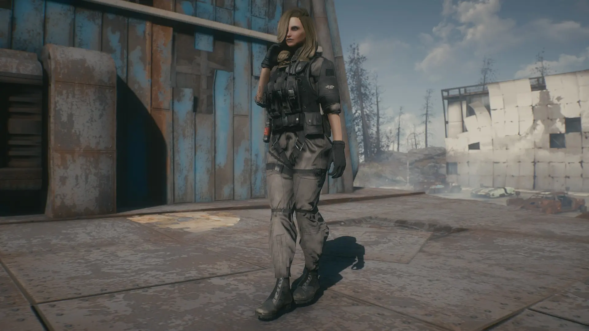 Fallout 4 quiet outfit фото 6