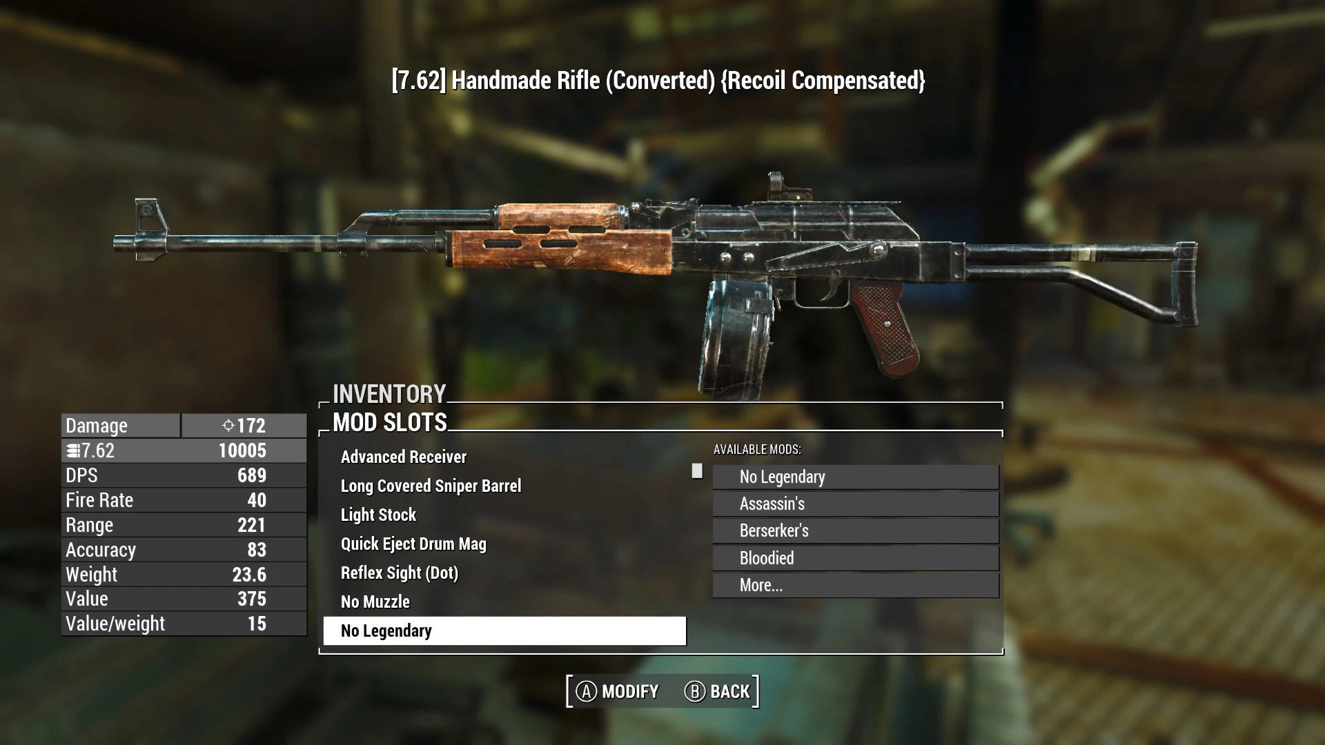 Fallout 4 handmade anti materiel rifle фото 50