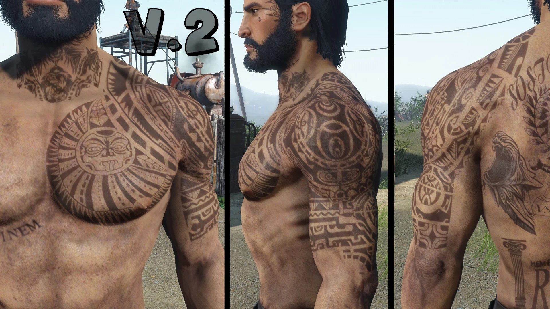 Alysraza Tattoos LooksMenu v12 for Fallout 4  Download mod