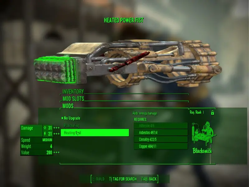 Perk Reduction for Weapon and Armor crafts at Fallout 4 Nexus - Mods ...