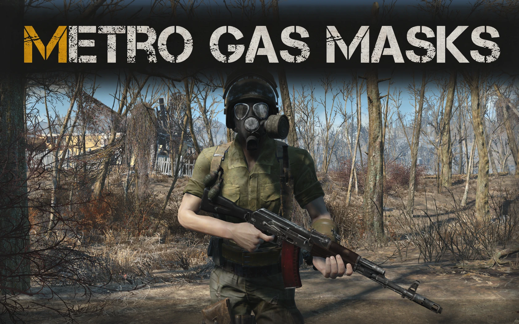 Fallout 4 metro mask фото 3