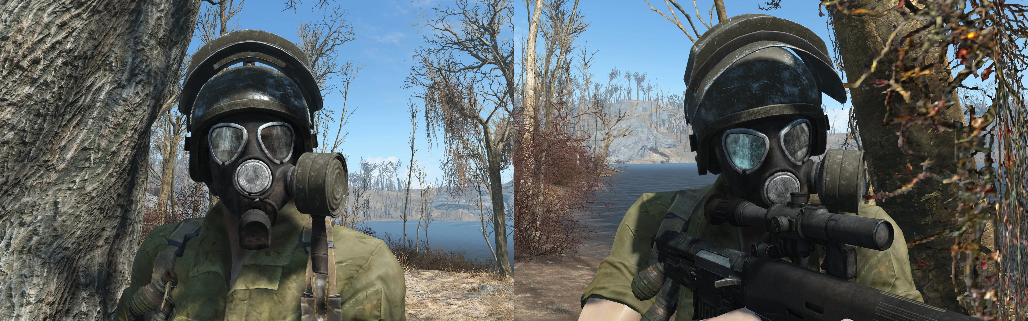 Fallout 4 противогаз и шлем фото 36