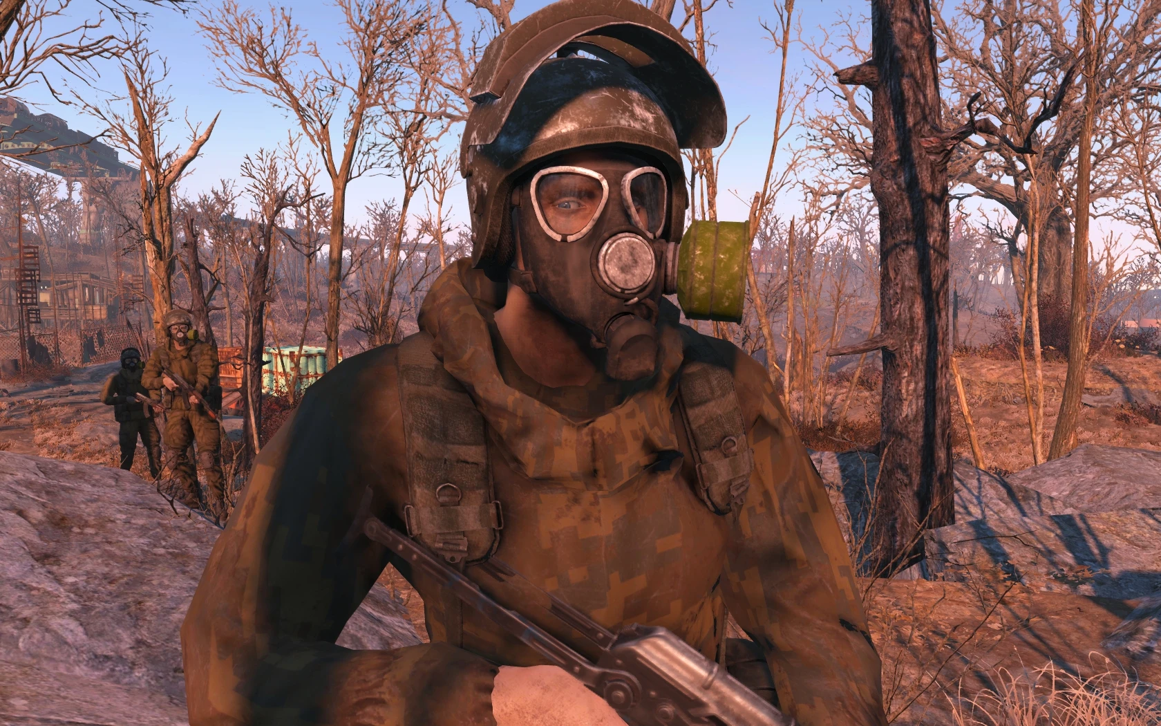 Fallout 4 противогаз и шлем фото 100