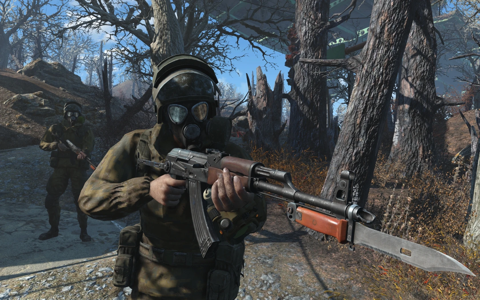Fallout 4 gas mask metro фото 15