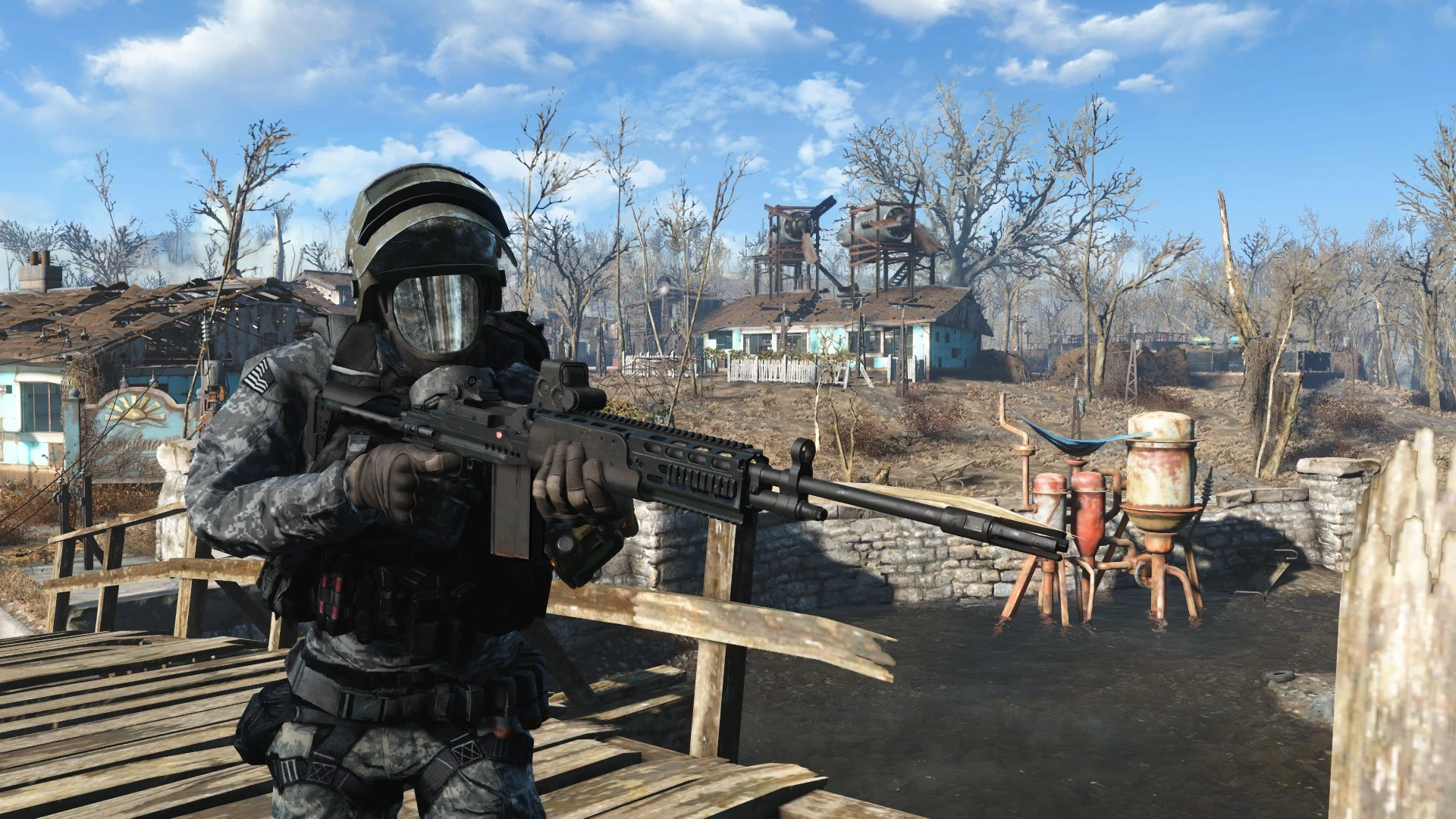 Fallout 4 противогазы пустоши фото 1